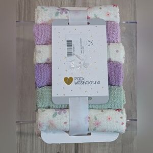 DUCK DUCK GOOSE 12PK BABY GIRL WASHCLOTHS NEW!
